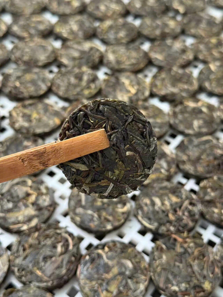 Bánh trà sống Băng Đảo – trà Phổ Nhĩ cổ thụ Vân Nam, hương hoa rừng và mật ong