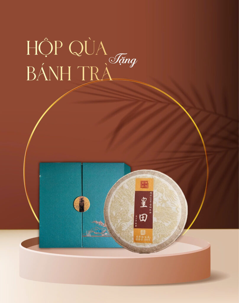 Quà biếu trà Phổ Nhĩ cổ thụ cao cấp từ vùng núi Vân Nam, bánh trà đại diệp trăm năm tuổi, hậu ngọt hồi cam, hương gỗ ấm tự nhiên, đóng hộp sang trọng, tinh hoa trà cao cấp cho mọi dịp biếu tặng.