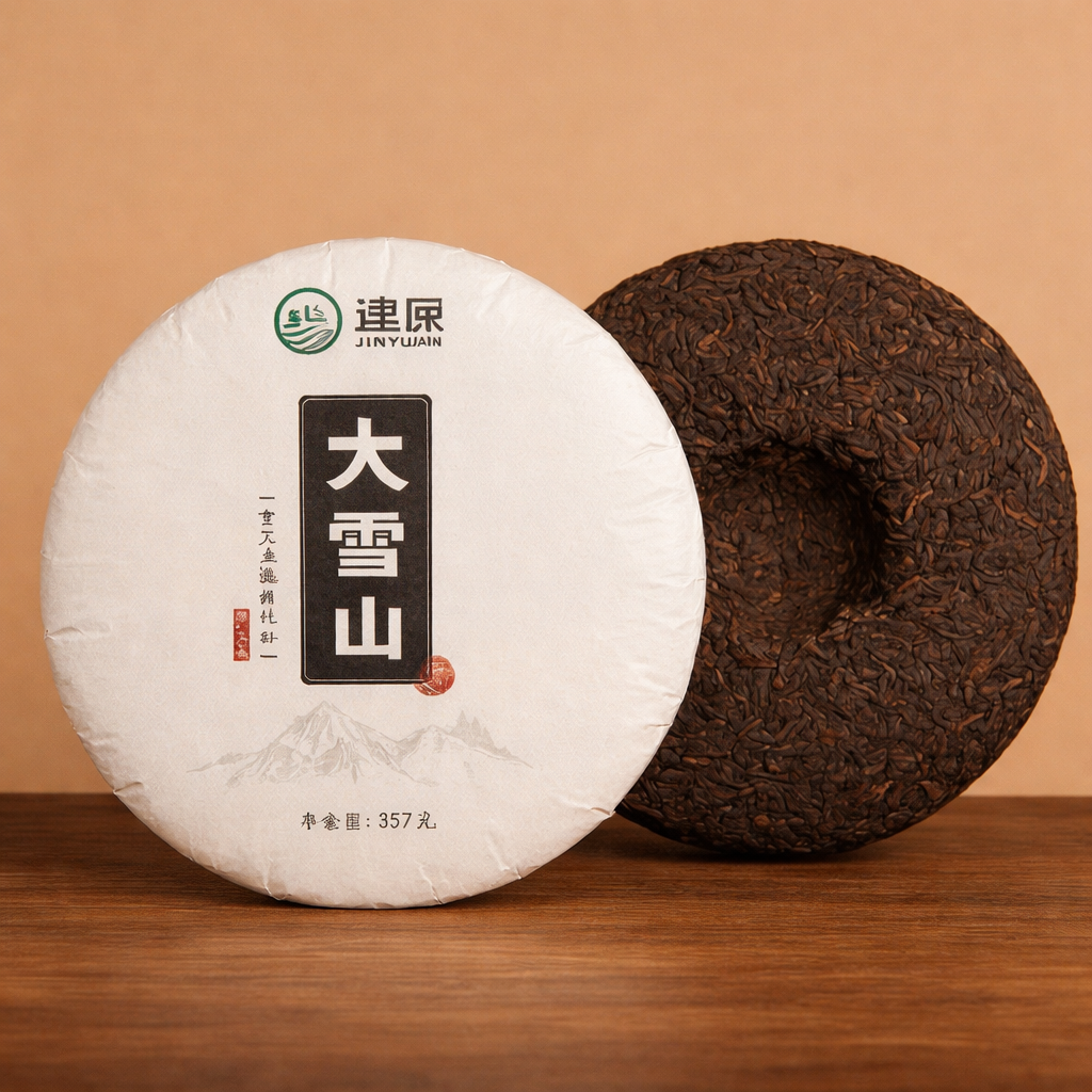 Trà phổ nhĩ Đại Tuyết Sơn cổ thụ Vân Nam, bánh trà pu-er đại diệp chủng từ vùng núi cao Đại Tuyết Sơn