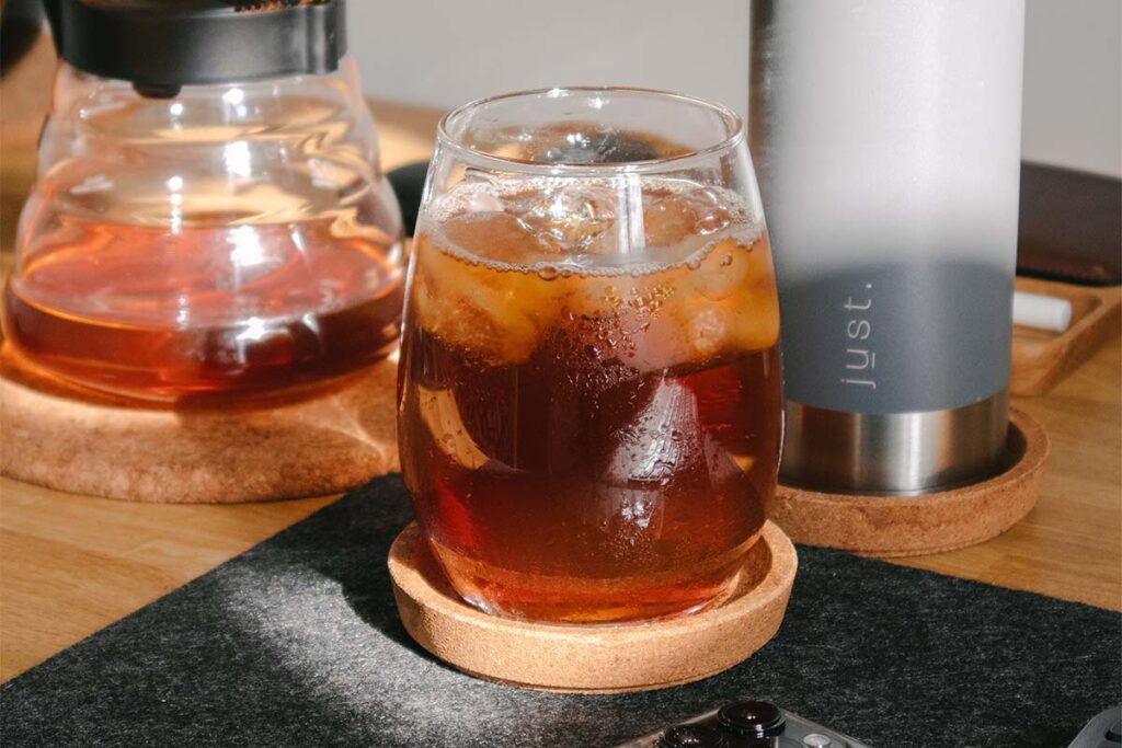 cách pha lạnh trà Phổ Nhĩ