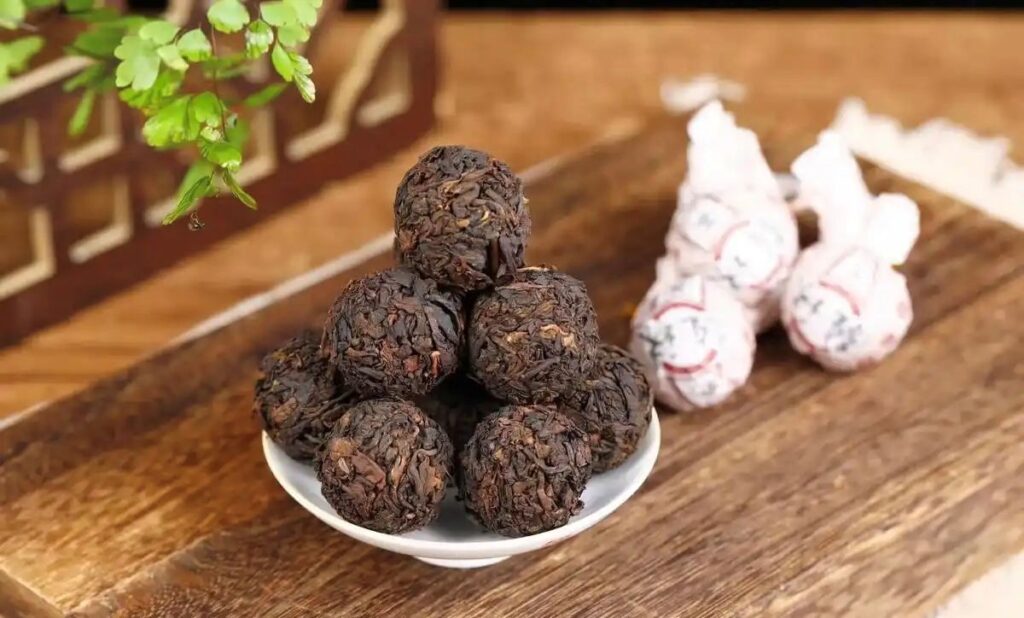 trà Phổ Nhĩ viên long châu cao cấp chuẩn tiện dụng